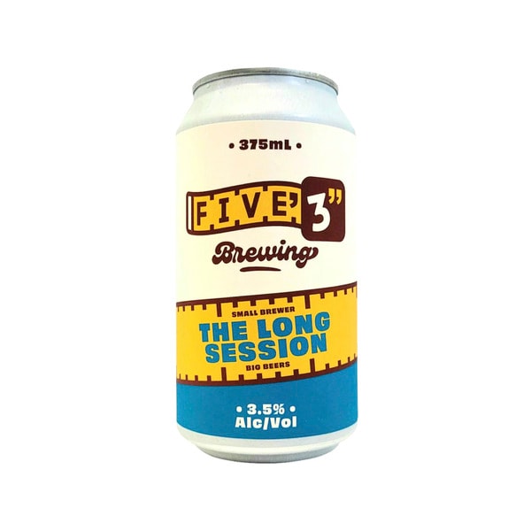 Five 3 Brewing The Long Session Can 375mL | 24 Pack