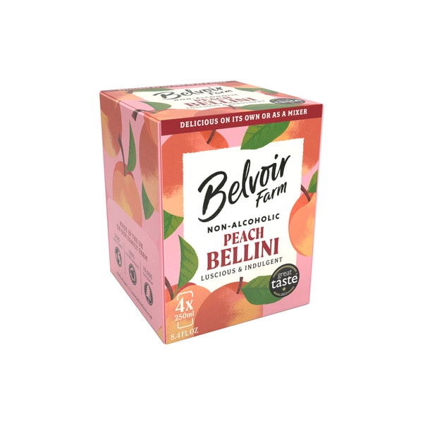 Belvoir Farms Non Alc Peach 4x250mL | 4 pack