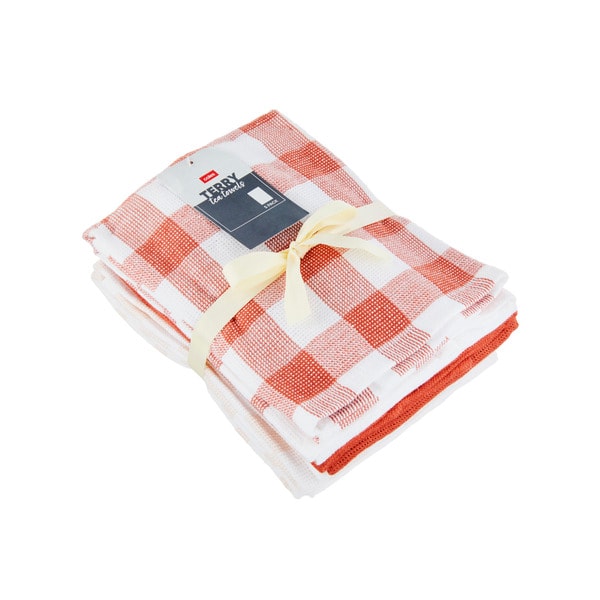 Coles Terry Tea Towels Sage | 5 pack