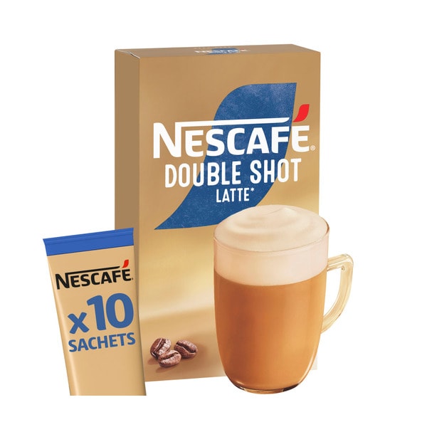 Nescafe Double Shot Latte Sachet | 10 pack