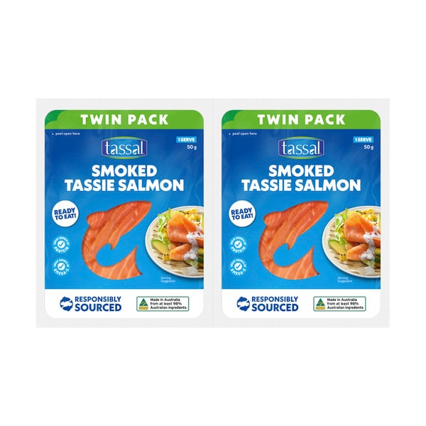 Tassal Tasmanian Smoked Salmon Twin Pack | 100g