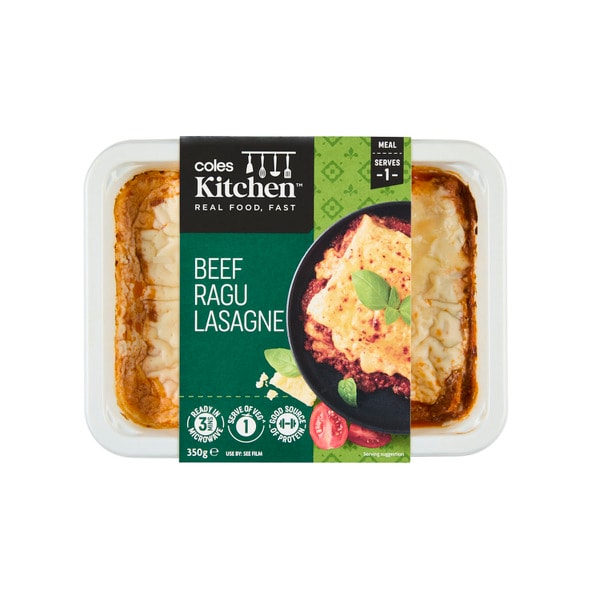 Coles Kitchen Beef Ragu Lasagne | 350g