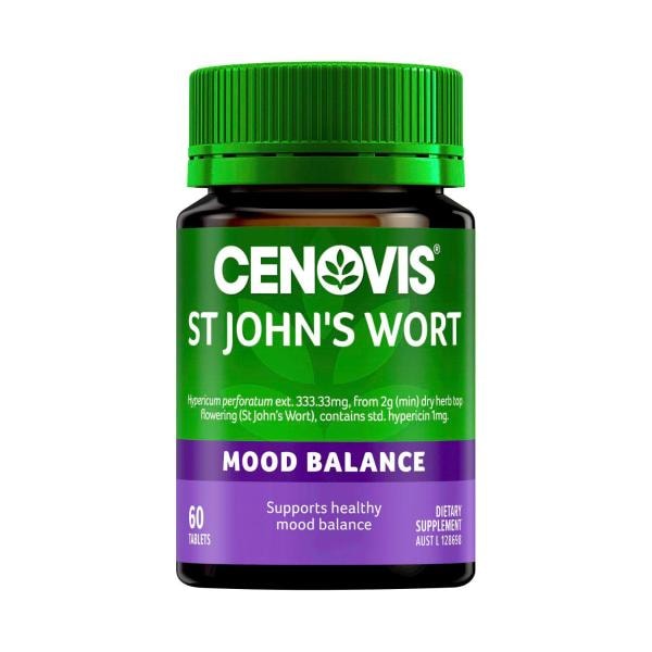 Cenovis St John's Wort Tablets For Healthy Mood Balance | 60 pack
