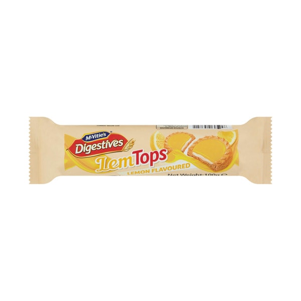 Mcvitie's Digestives Tops Lemon Biscuits | 100g