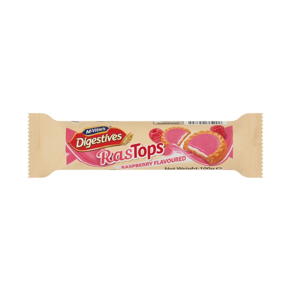 Mcvitie's Digestives Tops Raspberry Biscuits | 100g