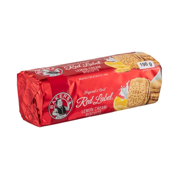 Bakers Lemon Cream Biscuits | 190g