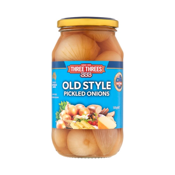 Three Threes Old Style Pickled Onions | 500g