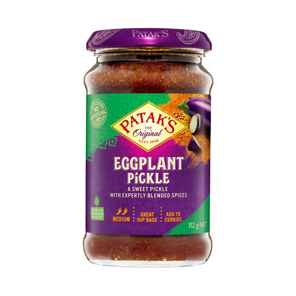 Patak's Pickled Eggplant | 312g