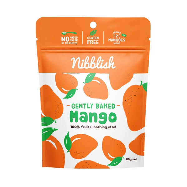 Nibblish Gently Baked Mango | 80g