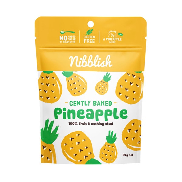 Nibblish Gently Baked Pineapple | 80g