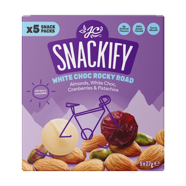 Snackify White Choc Rocky Road Mix | 5 pack