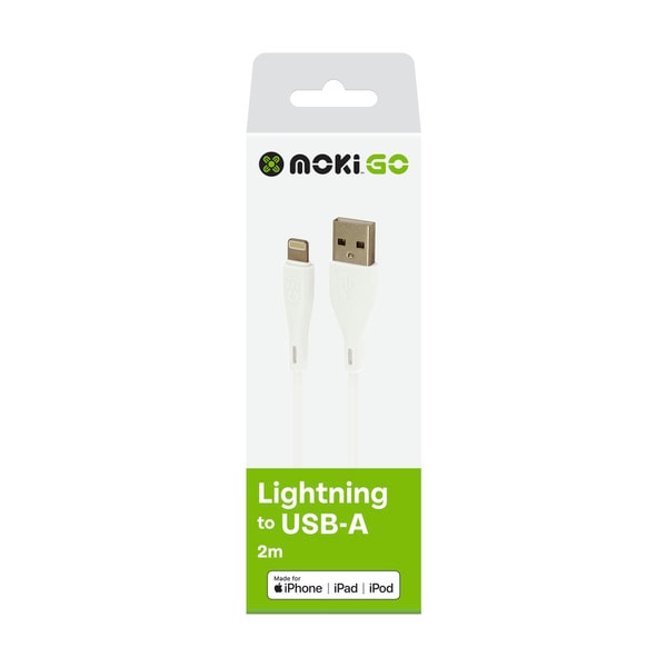 Moki Go Lightning Syncharge Cable 2M | 2m
