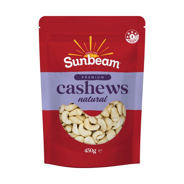 Sunbeam Nuts Raw & Natural Cashews | 450g