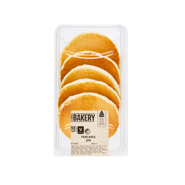 Coles Bakery Pancakes | 5 pack