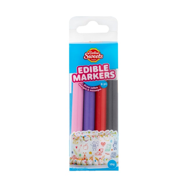 Dollar Sweets Edible Markers | 8 each