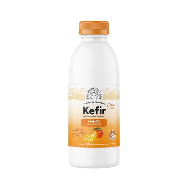 Babushka's Probiotic Kefir Yoghurt Mango | 750g