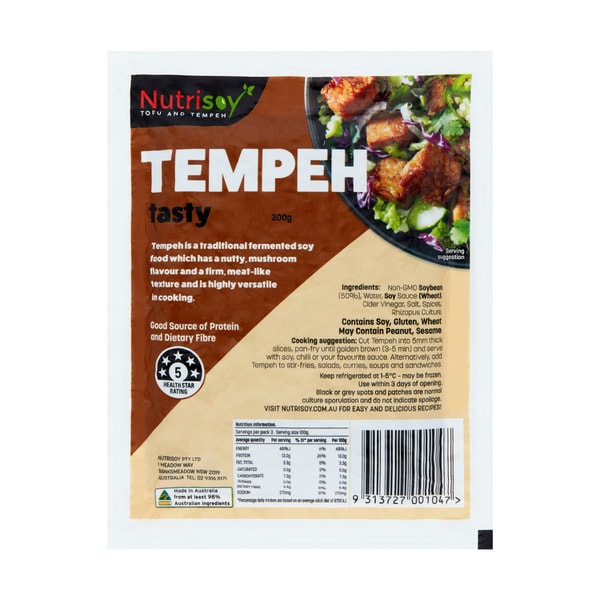 Nutrisoy Organic Tasty Tempeh | 300g