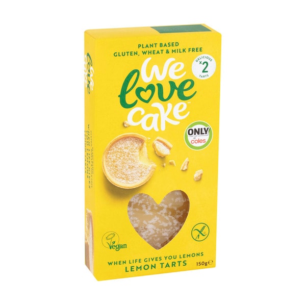 We Love Cake Lemon Tarts | 2 pack