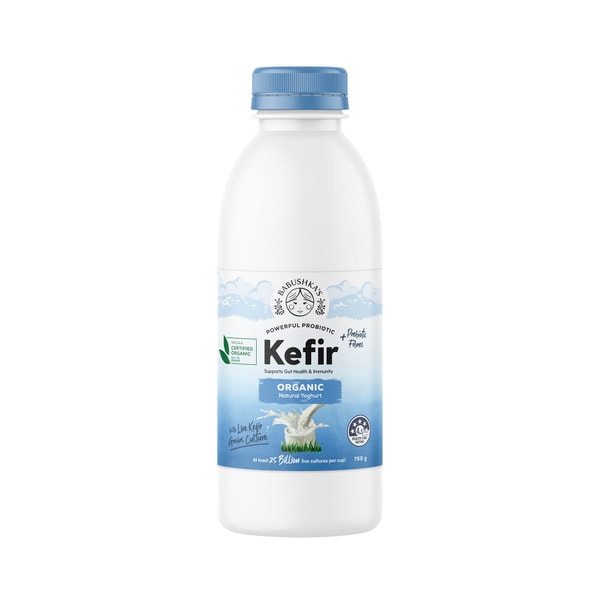 Babushka's Probiotic Kefir Yoghurt Organic Natural | 750mL