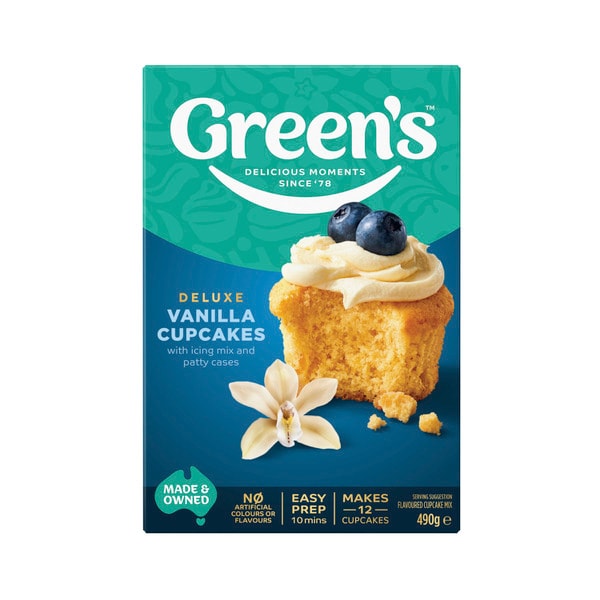 Green's Vanilla Cupcake Mix | 490g