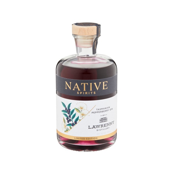 Native Spirits Tasmanian Pepperberry Gin By Lawrenny 500mL | 1 Each