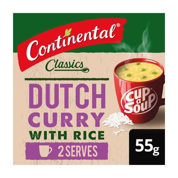Continental Cup A Soup Dutch Curry With Rice Serves 2 | 55g
