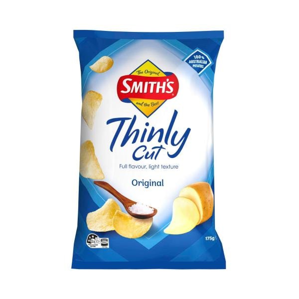 Smith's Original Thinly Cut Potato Chips | 175g