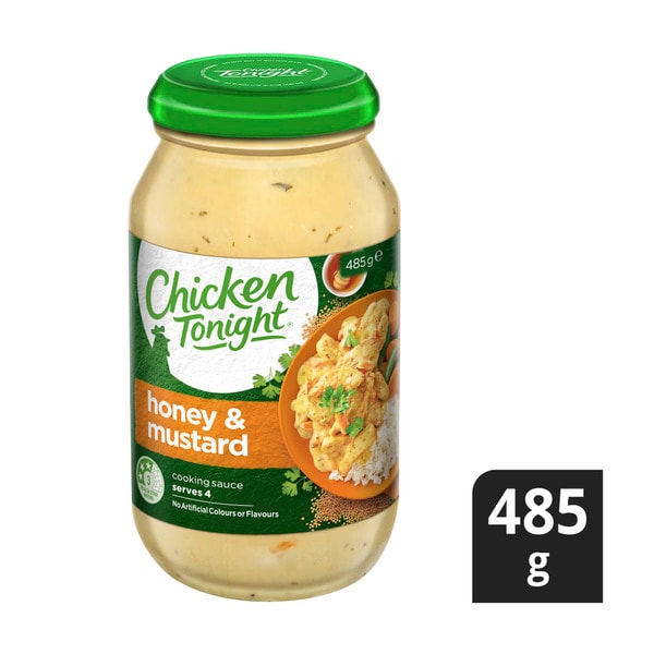 Chicken Tonight Golden Honey Mustard with Carrot & Onions Simmer Sauce | 485g
