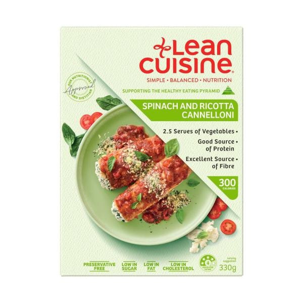 Lean Cuisine Veg'D Up Spinach Ricotta Cannelloni | 330g