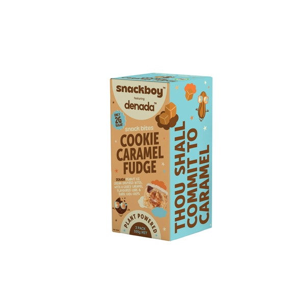 Snackboy X Denada Cookie Caramel Fudge Snack Bites 3Pack | 105g