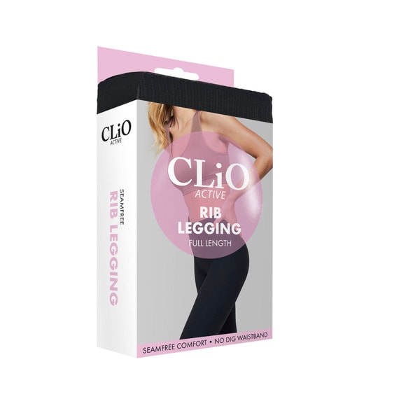 Clio Active Rib Legging Black M | 1 each