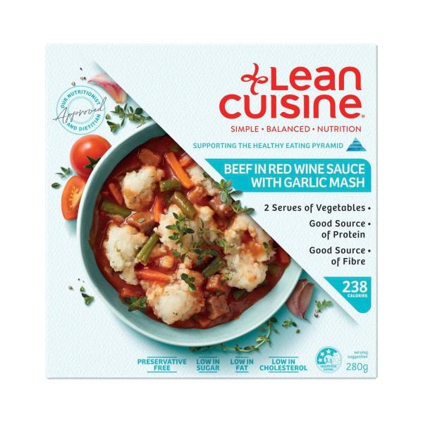 Lean Cuisine Beef With Red Wine & Mash | 280g