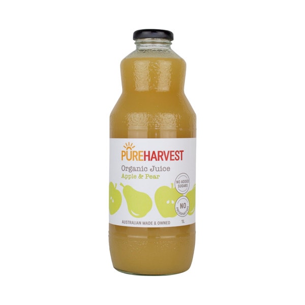 Pureharvest Organic Apple & Pear Juice Bottle | 1L