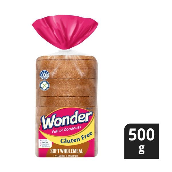Wonder White Bread Gluten Free Wholemeal | 500g