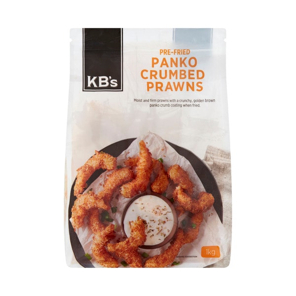 KB's Panko Crumbed Pre-fried Prawns | 1kg
