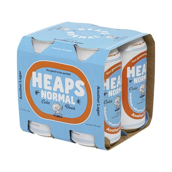 Heaps Normal Another Lager Can 4x375mL | 4 pack