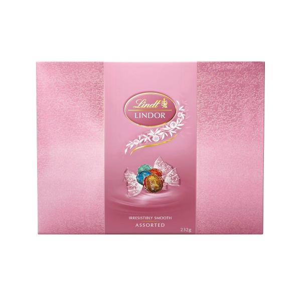 Lindt Lindor Pink Assorted Gift Box | 232g