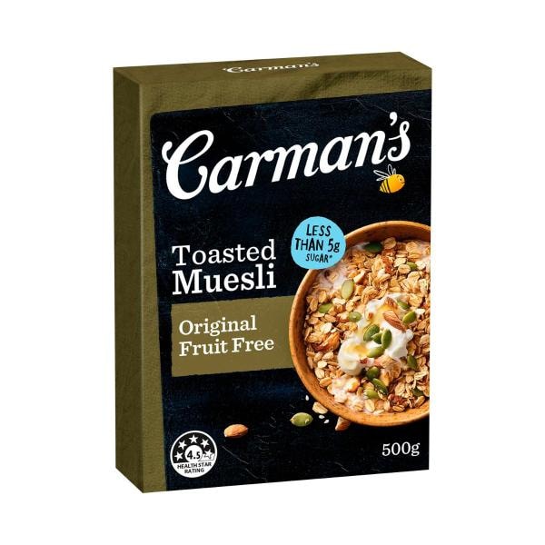 Carman's Original Fruit Free Muesli | 500g