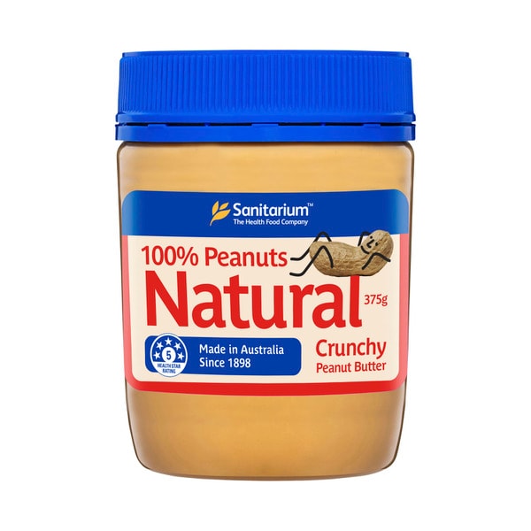 Sanitarium Natural Crunchy Peanut Butter Spread | 375g