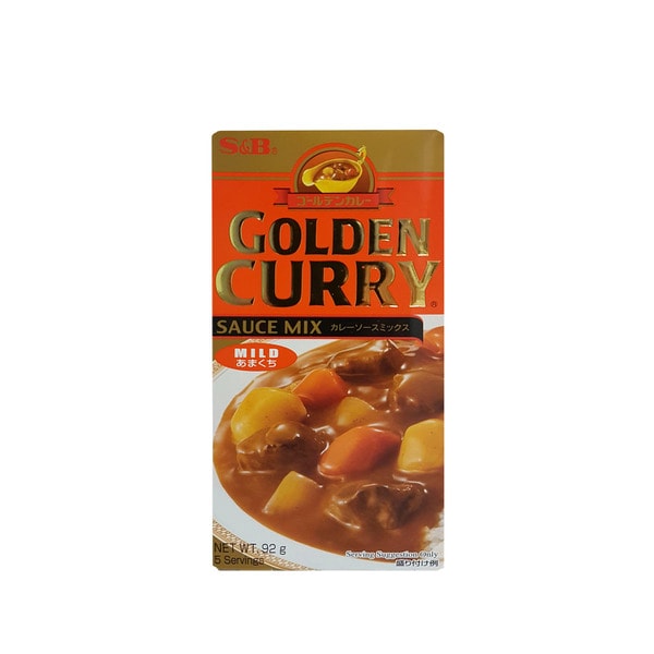 S & B Golden Curry Mild Curry Sauce Mix | 92g