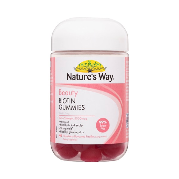 Natures Way Gummies Biotin | 40 pack