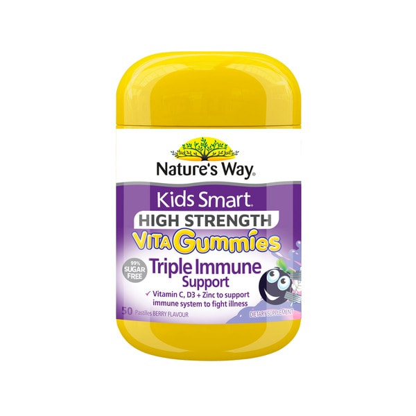 Nature's Way Kids Gummies High Strength Triple Immune | 50 pack