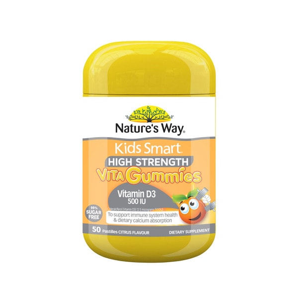 Natures Way High Strength Kids Gummies Vitamin D | 50 pack