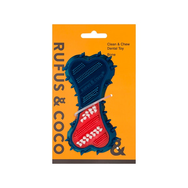 Rufus & Coco Clean & Chew Dental Dog Toy | 1 pack