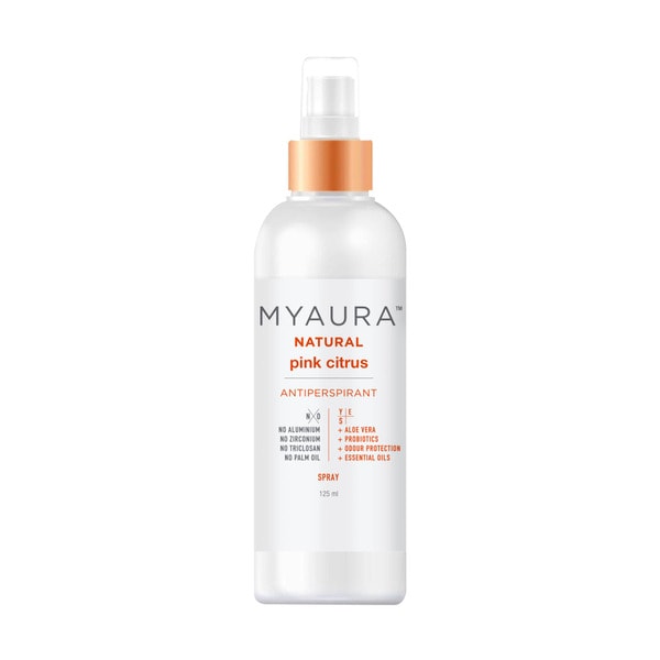 Myaura Deodorant Spray Pink Citrus | 125mL