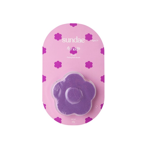 Sundae For Kids Fizzing Bath Bomb Grape | 150g