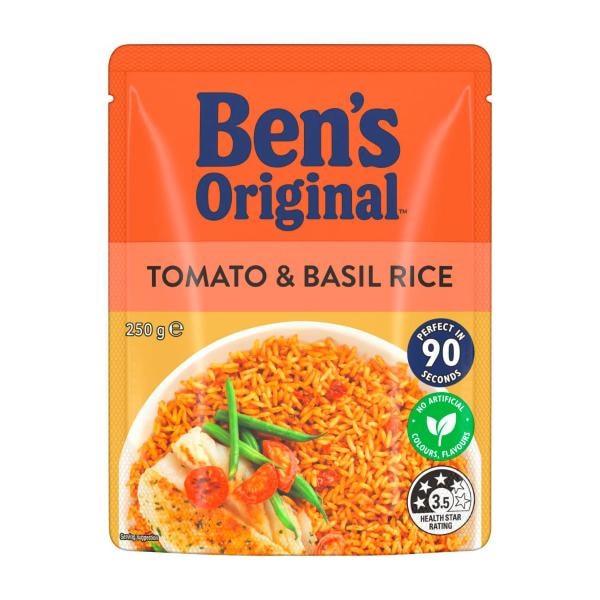 Ben's Original Tomato & Basil Rice Pouch | 250g