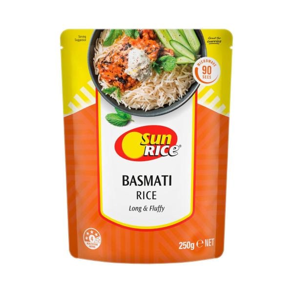 Sunrice 90 secs Steamed Basmati Rice | 250g
