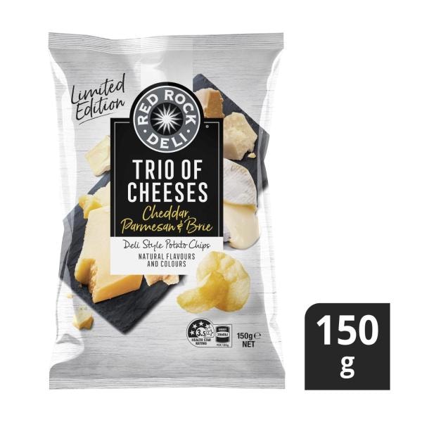 Red Rock Deli Trio Of Cheeses | 150g