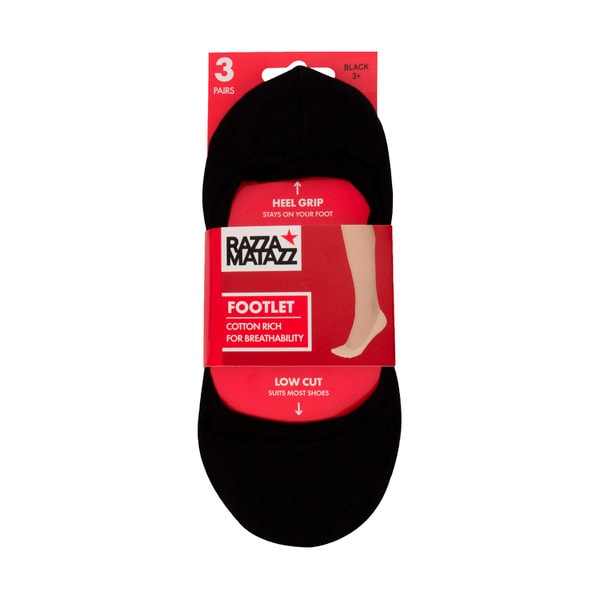 Razza Footlet Size 3+ | 3 pack